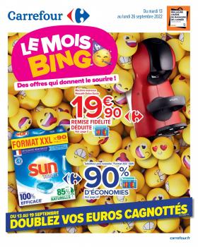 Carrefour Hypermarchés - Mois Bingo - Doublez vos euros cagnottés