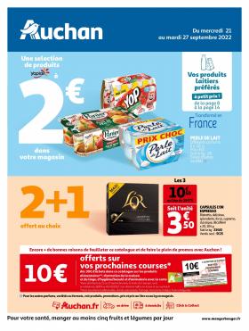 Auchan - Nos produits laitiers préférés à petits prix !
