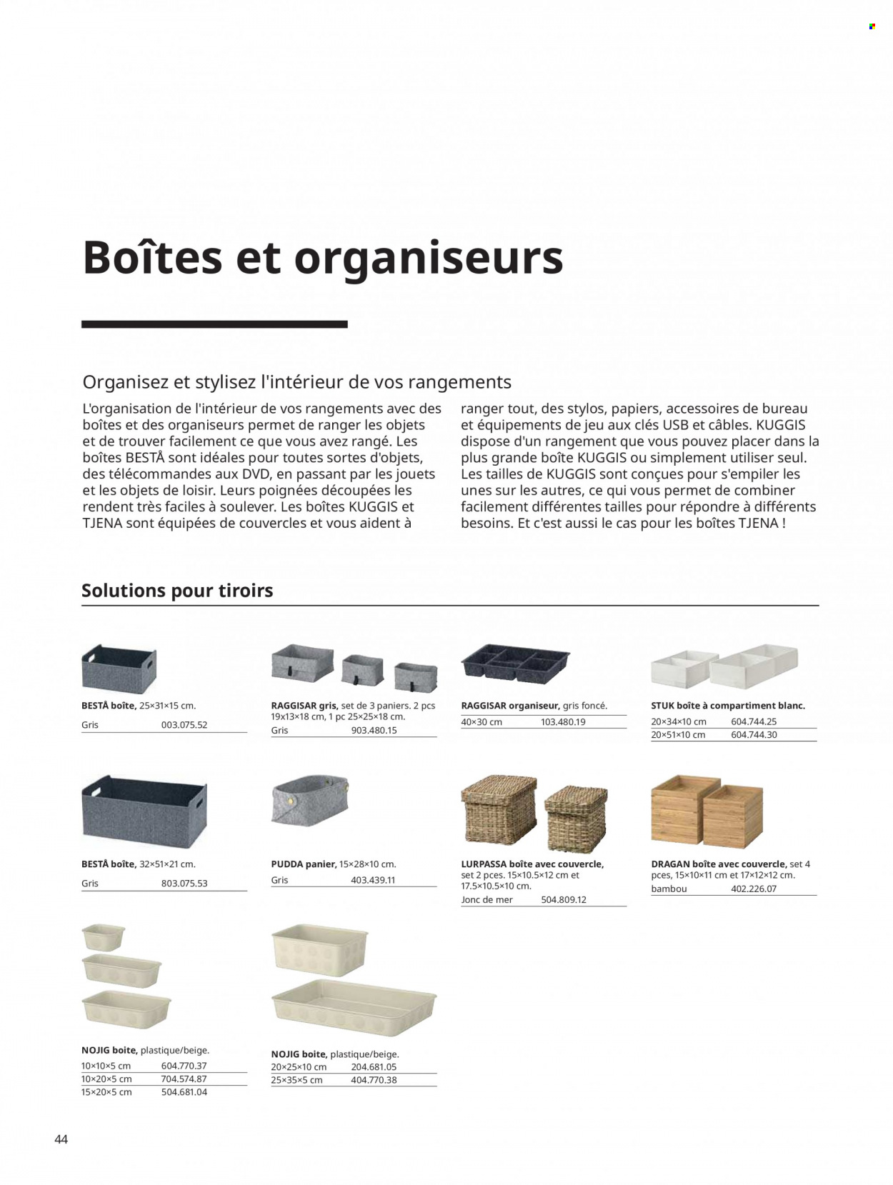 Catalogue IKEA. Page 44.