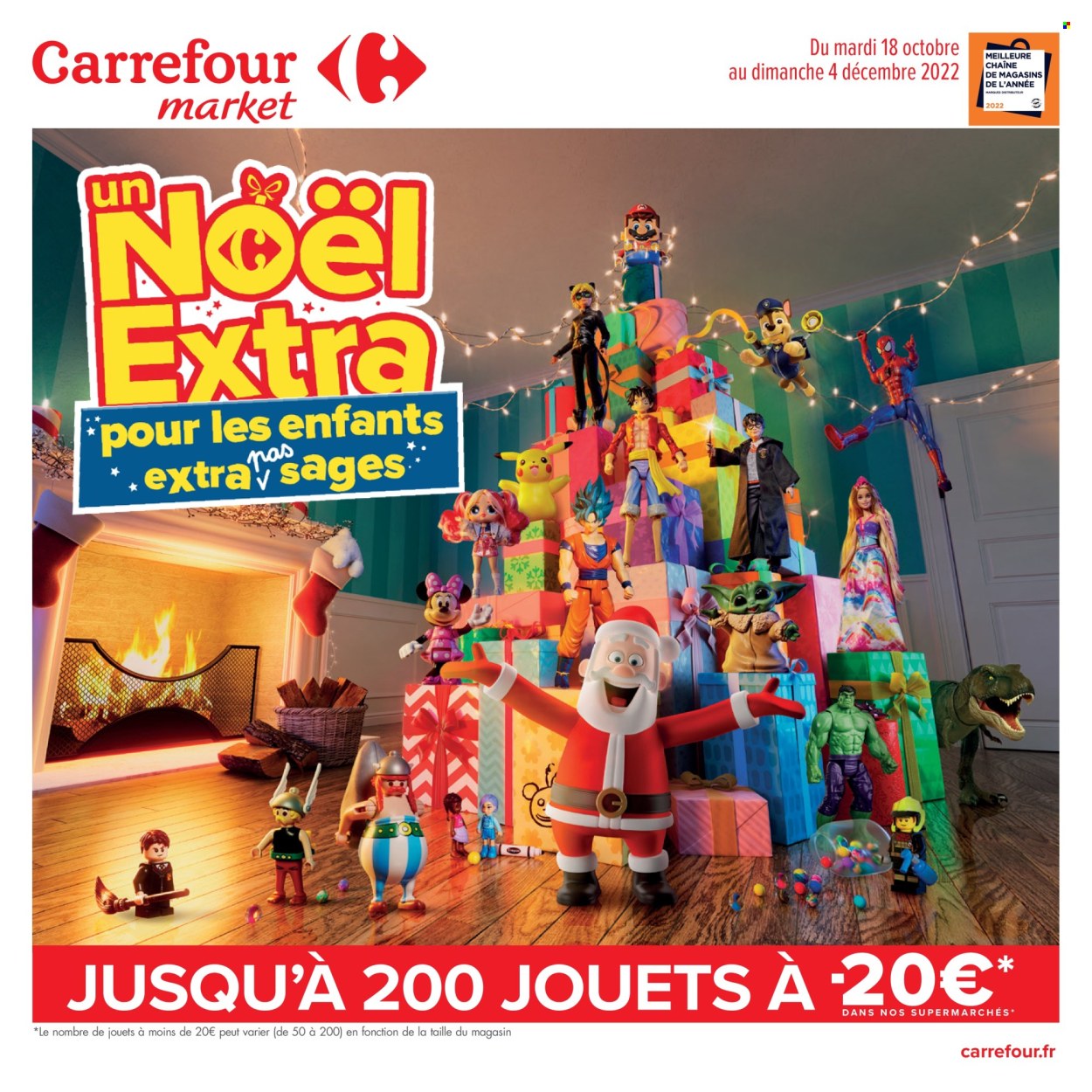 Catalogue Carrefour Market - 18.10.2022 - 04.12.2022. Page 1.