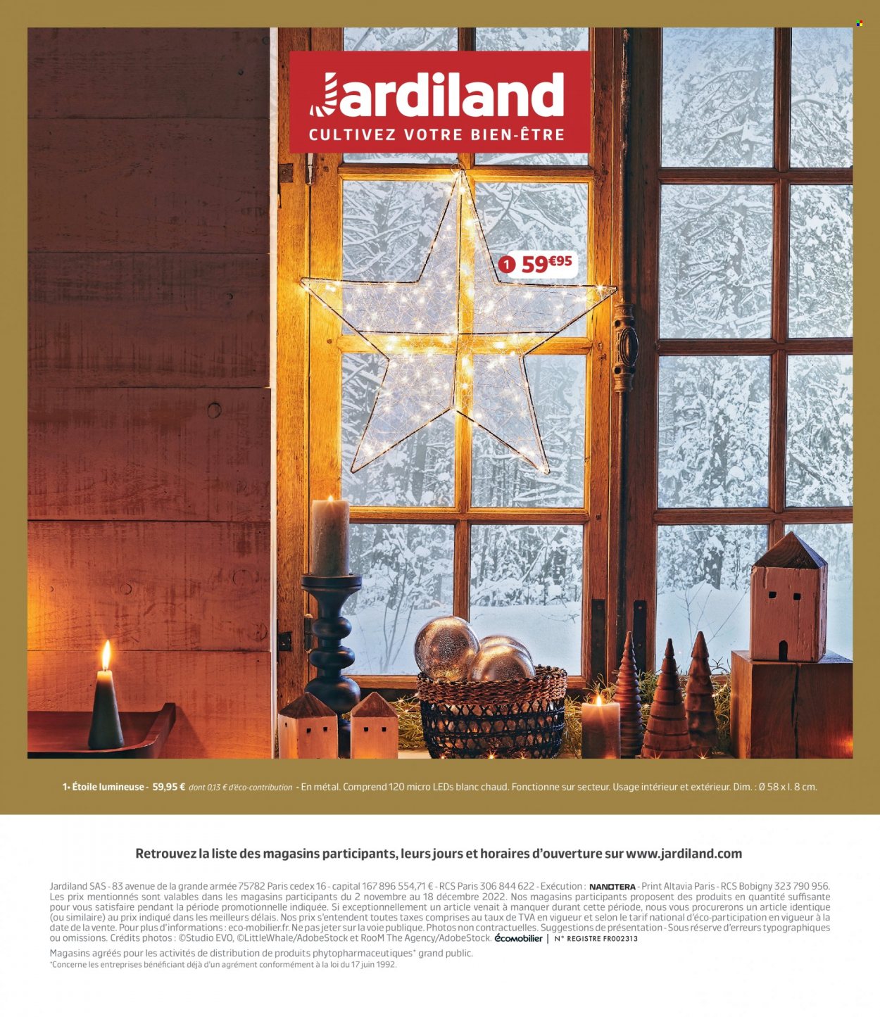Catalogue Jardiland - 02.11.2022 - 18.12.2022. Page 38.