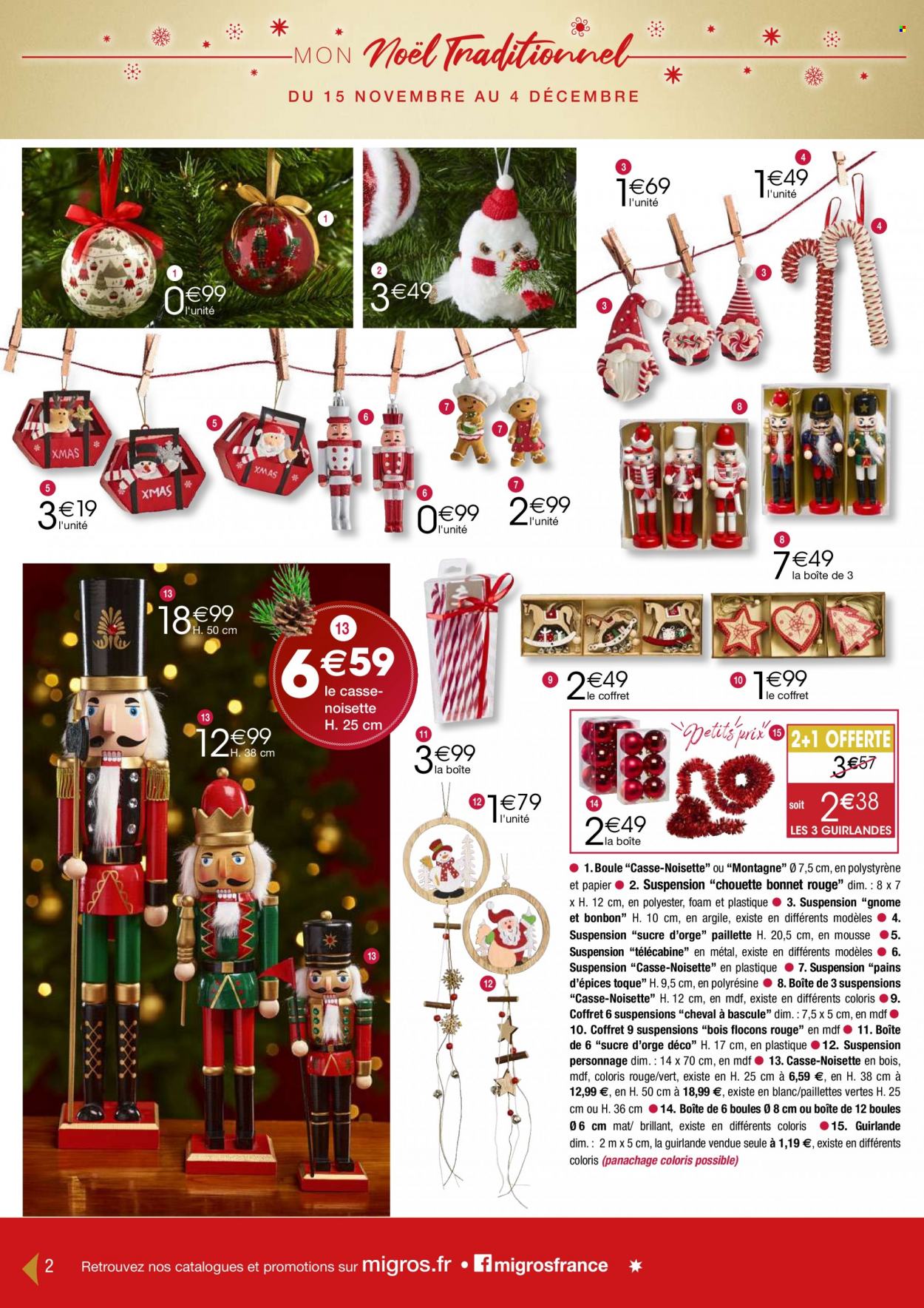 Catalogue Migros France - 15.11.2022 - 17.12.2022. Page 2.