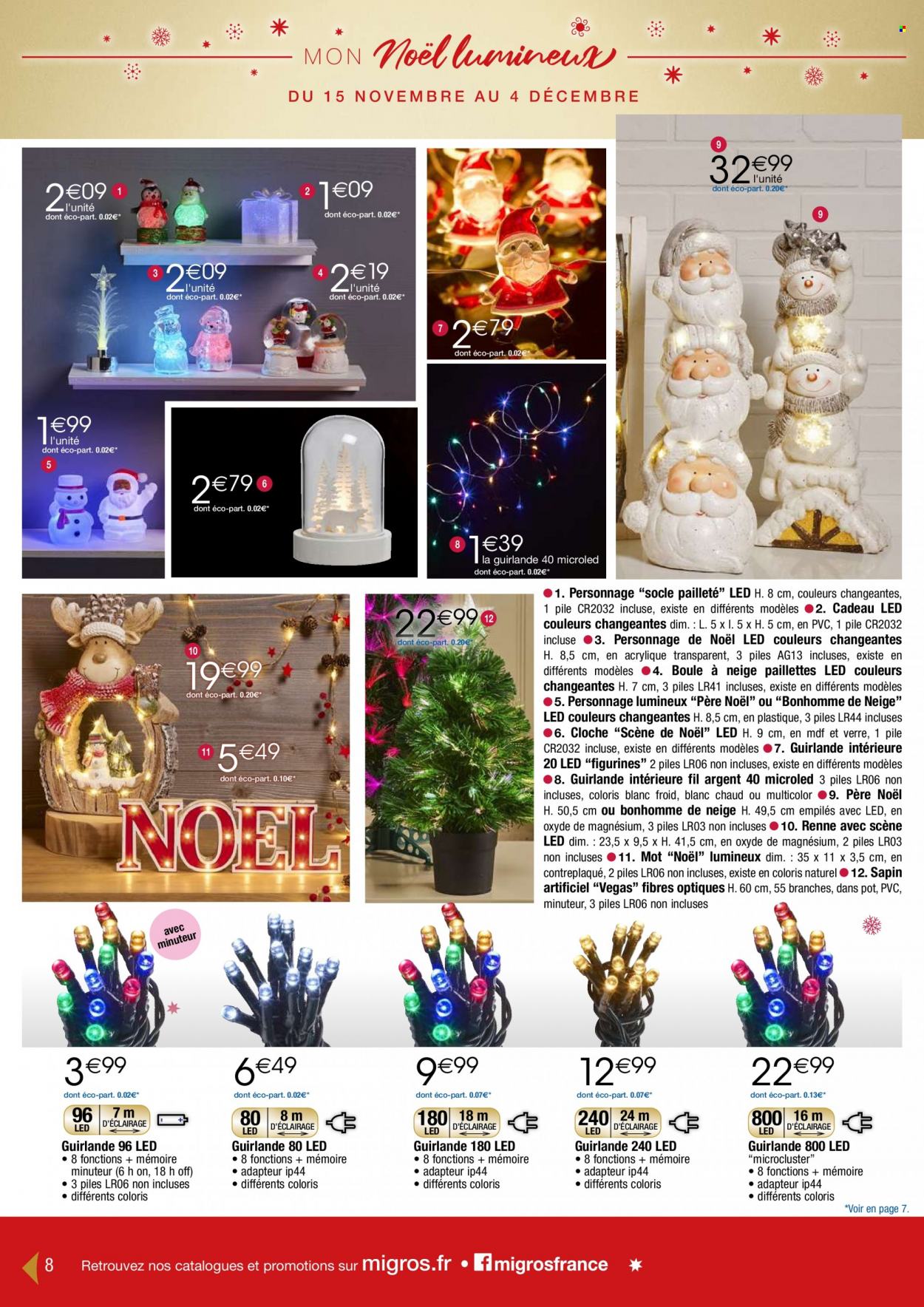 Catalogue Migros France - 15.11.2022 - 17.12.2022. Page 8.