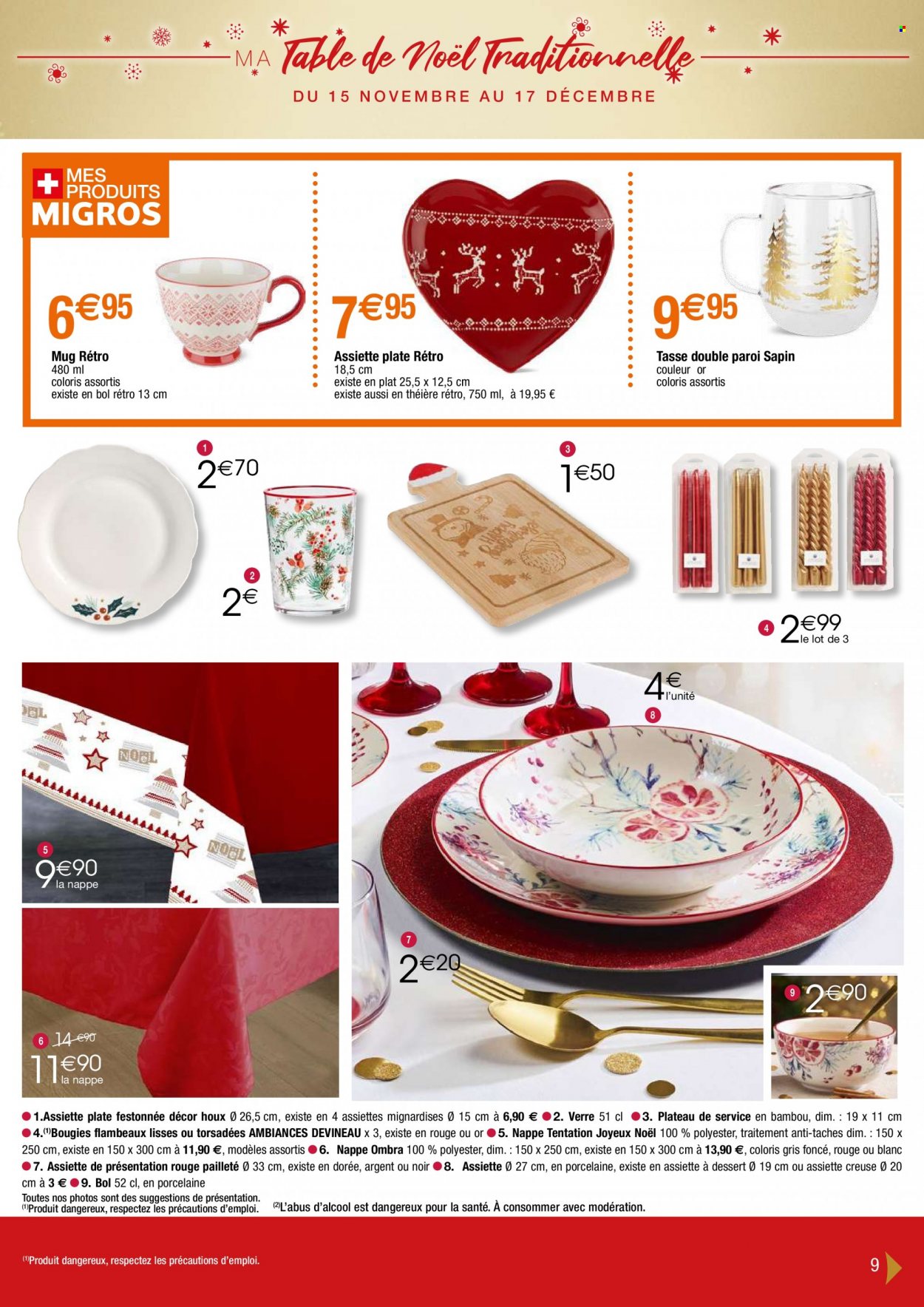 Catalogue Migros France - 15.11.2022 - 17.12.2022. Page 9.