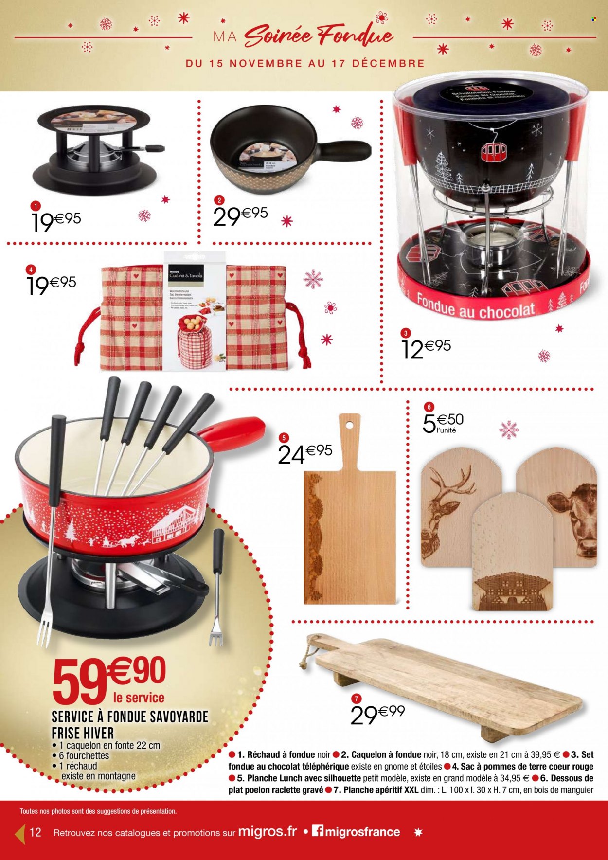 Catalogue Migros France - 15.11.2022 - 17.12.2022. Page 12.