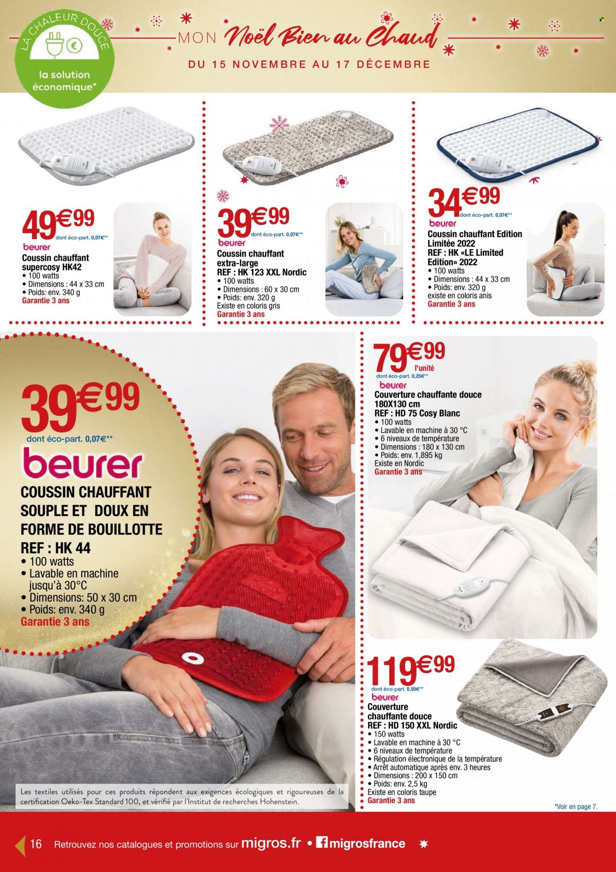 Catalogue Migros France - 15.11.2022 - 17.12.2022. Page 16.