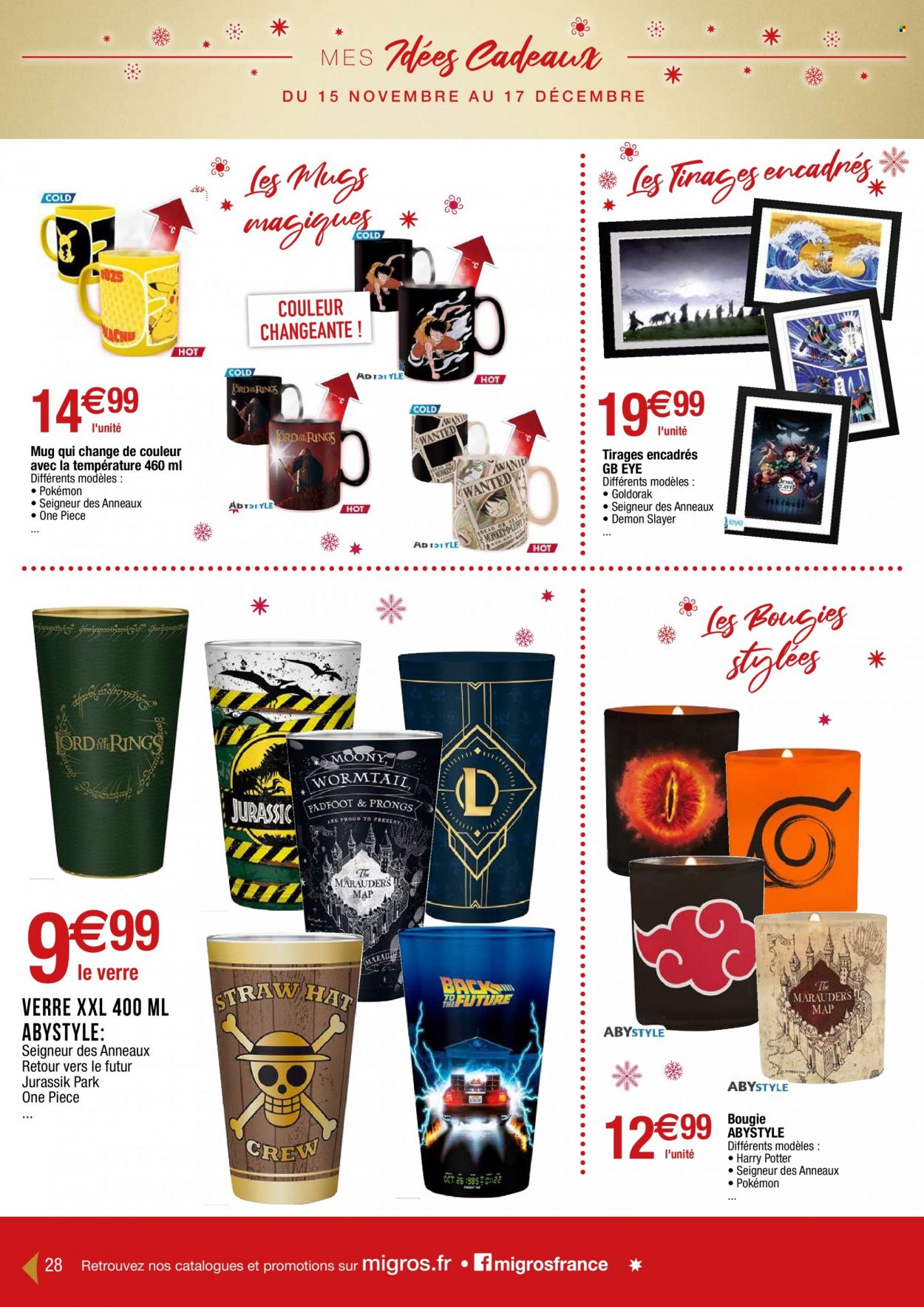 Catalogue Migros France - 15.11.2022 - 17.12.2022. Page 28.