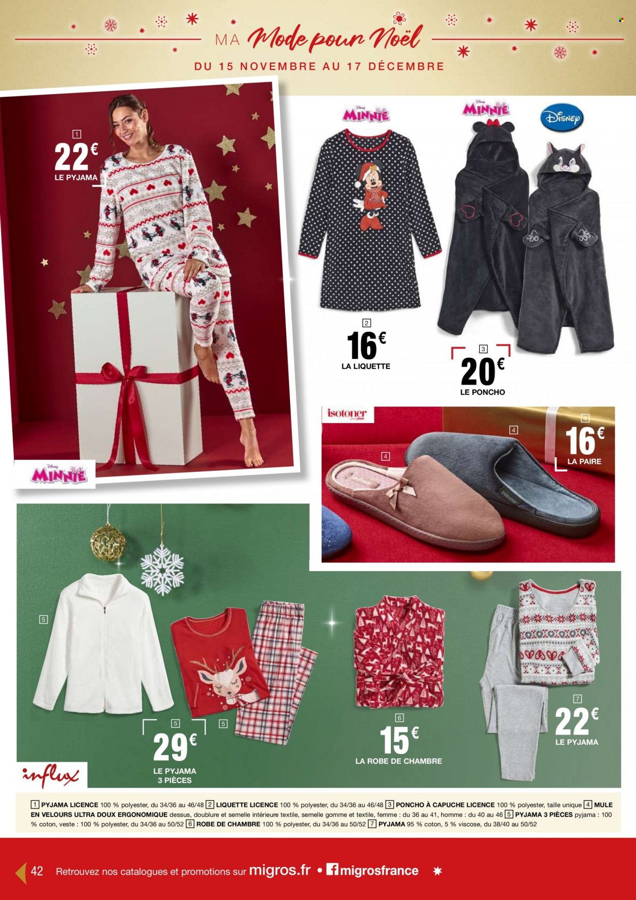 Catalogue Migros France - 15.11.2022 - 17.12.2022. Page 42.