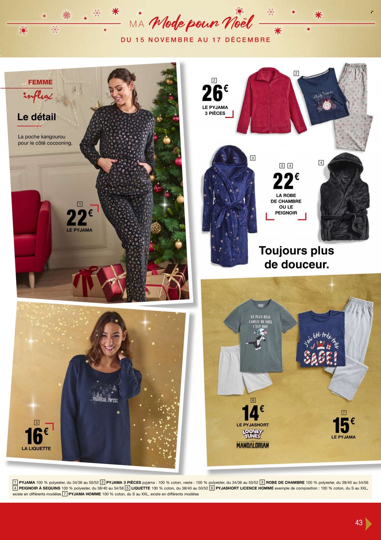Catalogue Migros France - 15.11.2022 - 17.12.2022. Page 43.