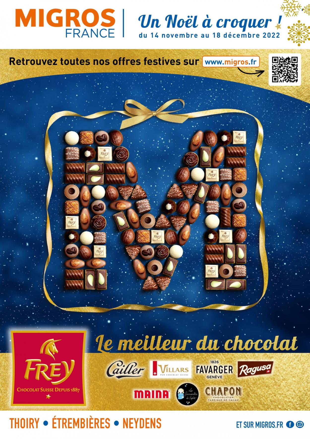 Catalogue Migros France - 14.11.2022 - 18.12.2022. Page 1.