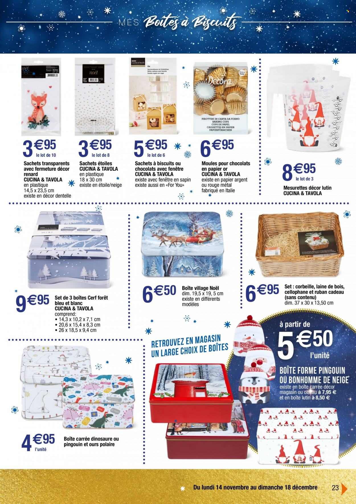 Catalogue Migros France - 14.11.2022 - 18.12.2022. Page 23.