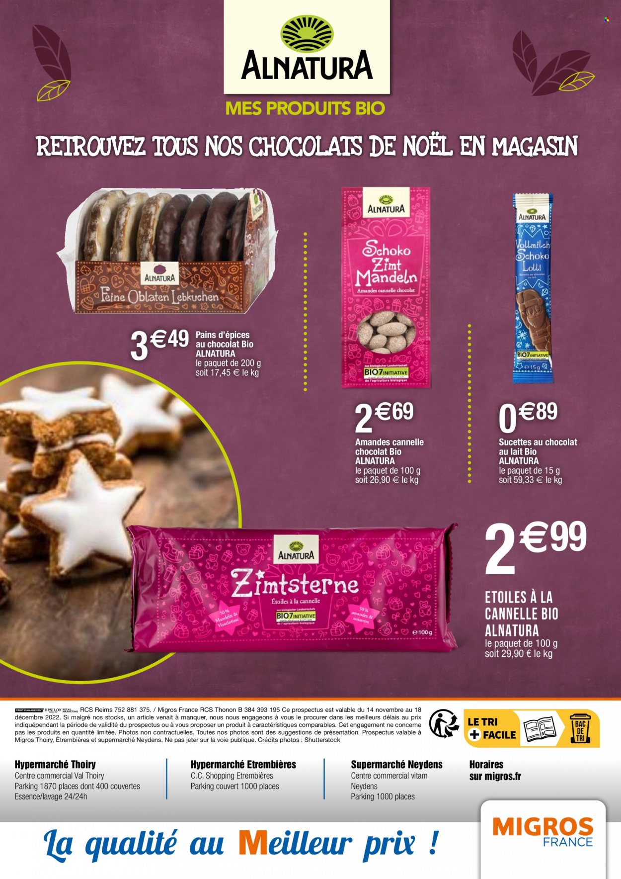 Catalogue Migros France - 14.11.2022 - 18.12.2022. Page 24.
