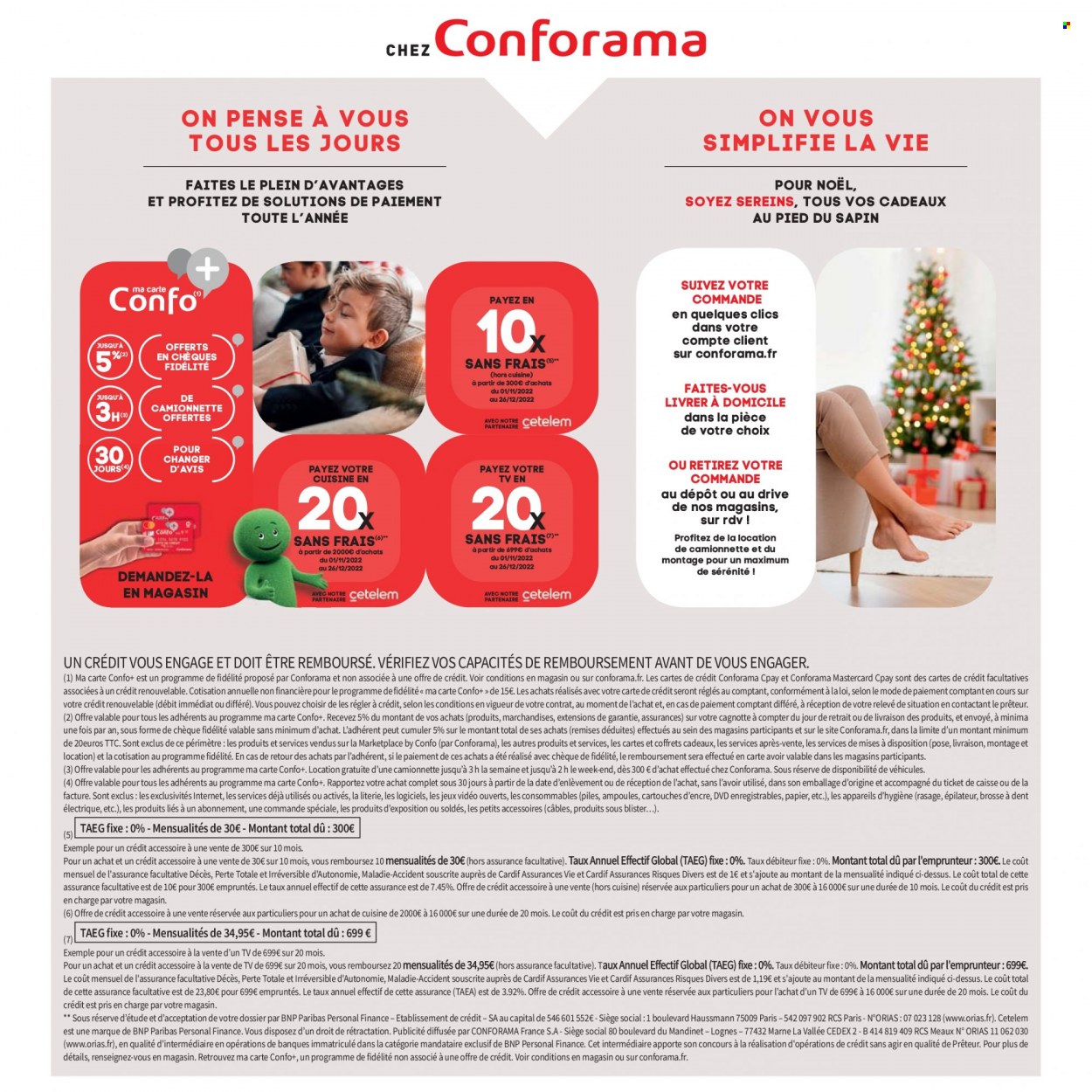 Catalogue Conforama - 01.11.2022 - 26.12.2022. Page 2.