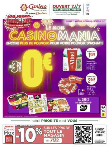 Catalogue Géant Casino - 21/11/2022 - 04/12/2022.