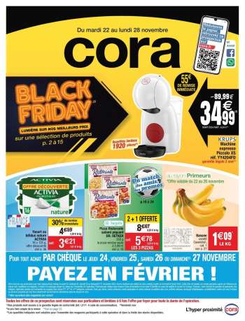 Catalogue Cora - Black Friday