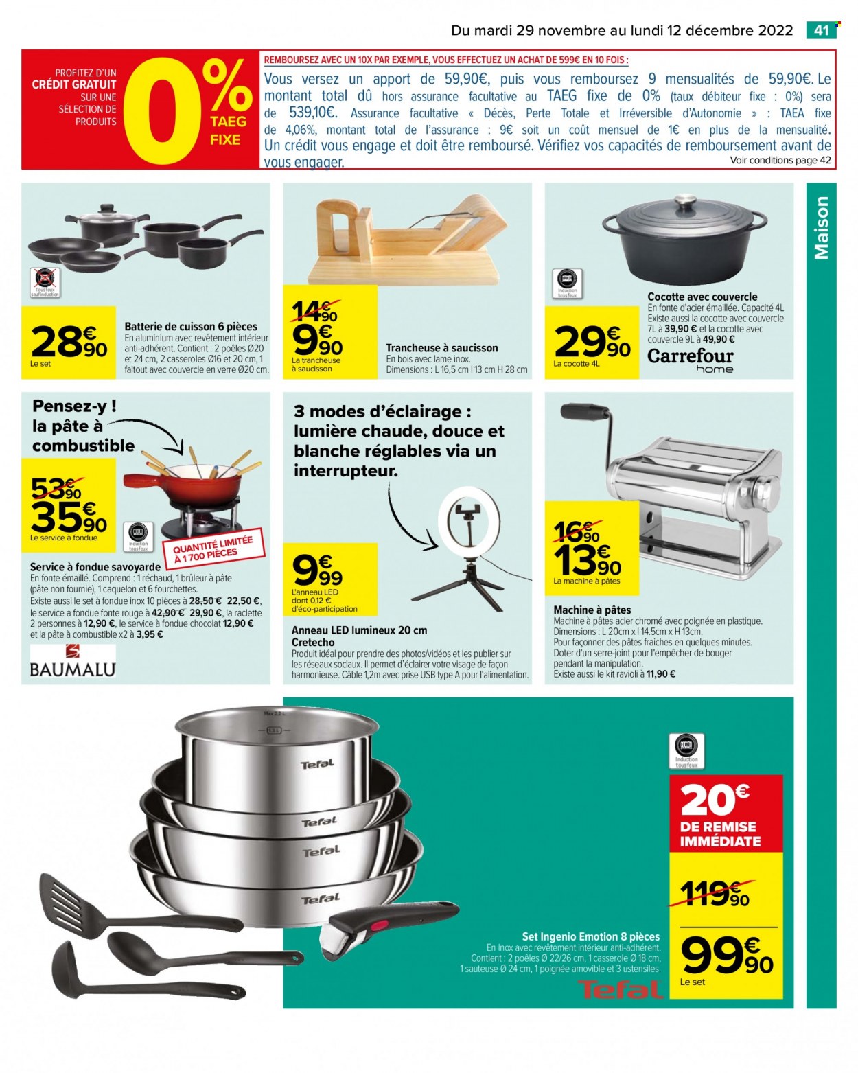 Catalogue Carrefour Hypermarchés - 29.11.2022 - 12.12.2022. Page 45.