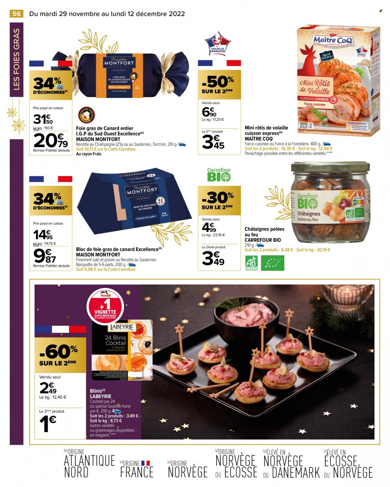 Catalogue Carrefour Hypermarchés - 29.11.2022 - 12.12.2022. Page 60.
