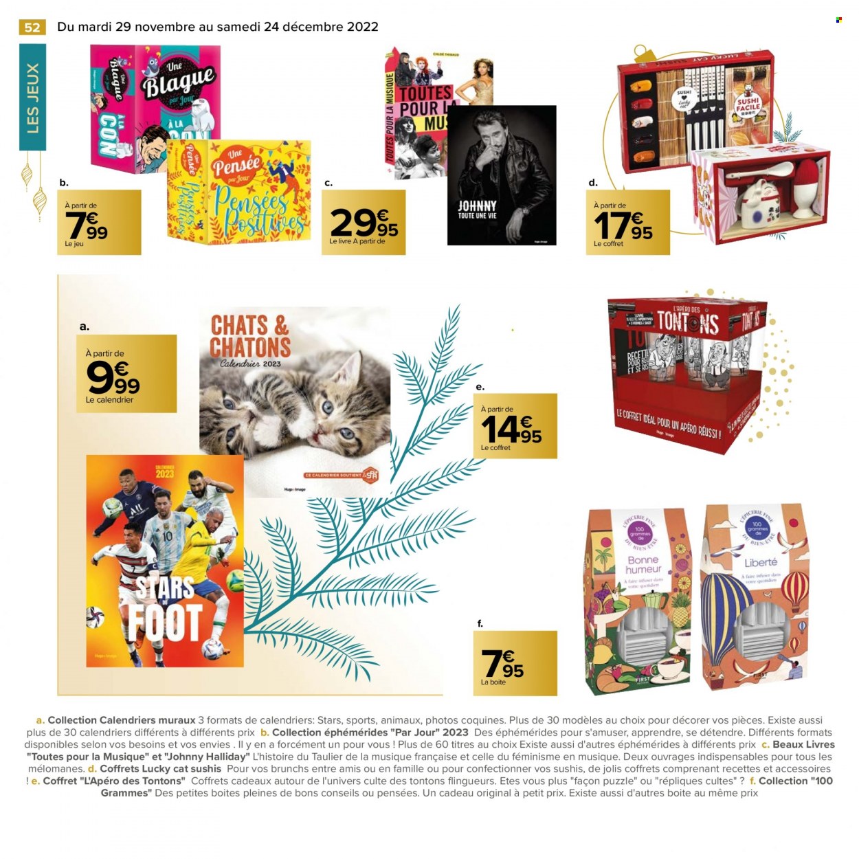 Catalogue Carrefour Hypermarchés - 29.11.2022 - 24.12.2022. Page 52.