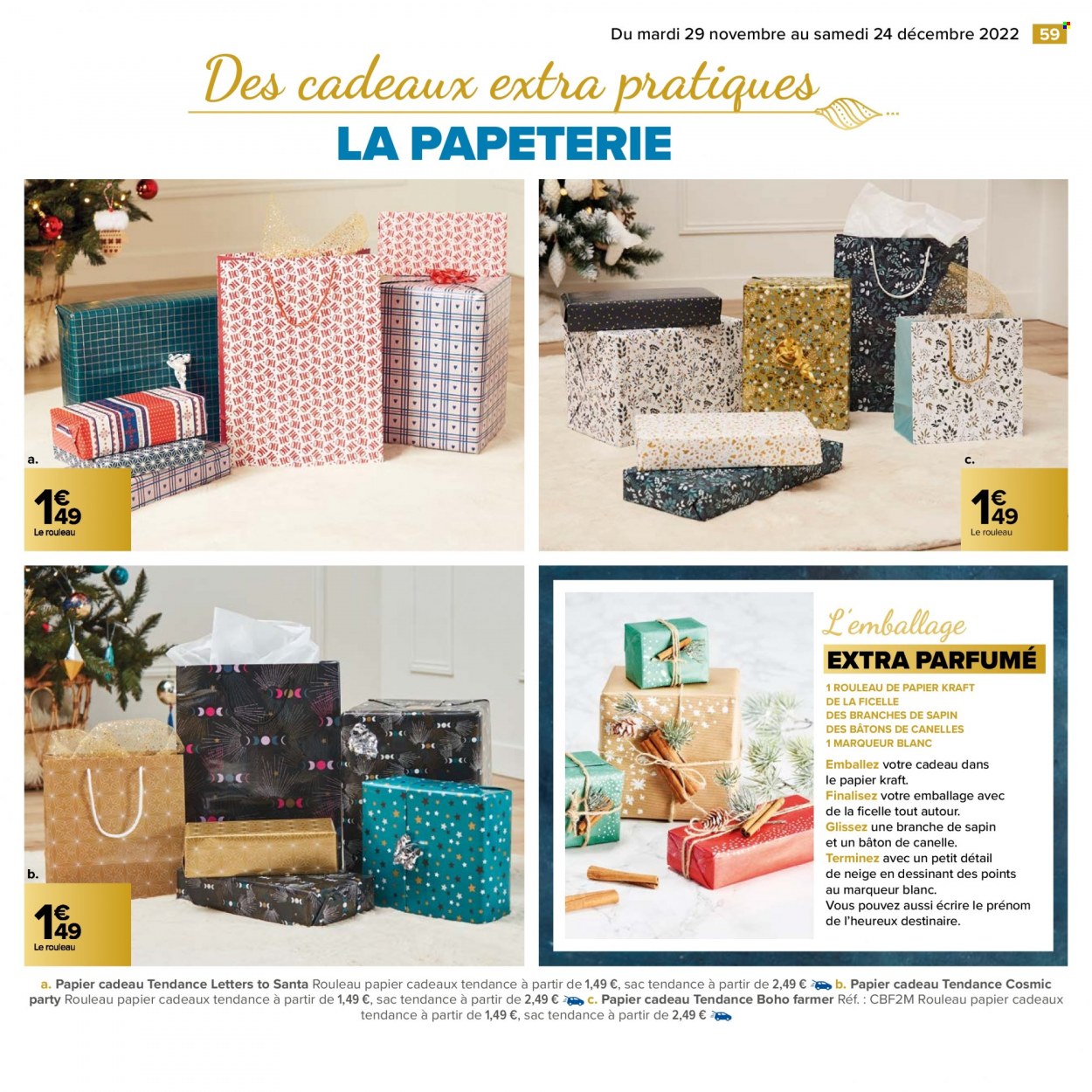 Catalogue Carrefour Hypermarchés - 29.11.2022 - 24.12.2022. Page 59.