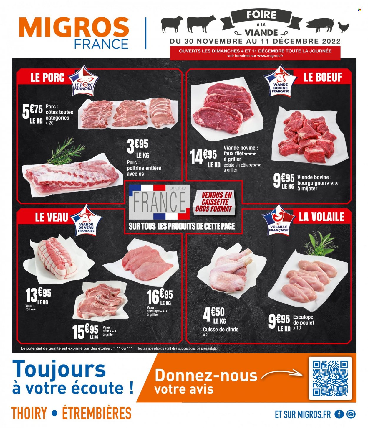 Catalogue Migros France - 30.11.2022 - 11.12.2022. Page 1.