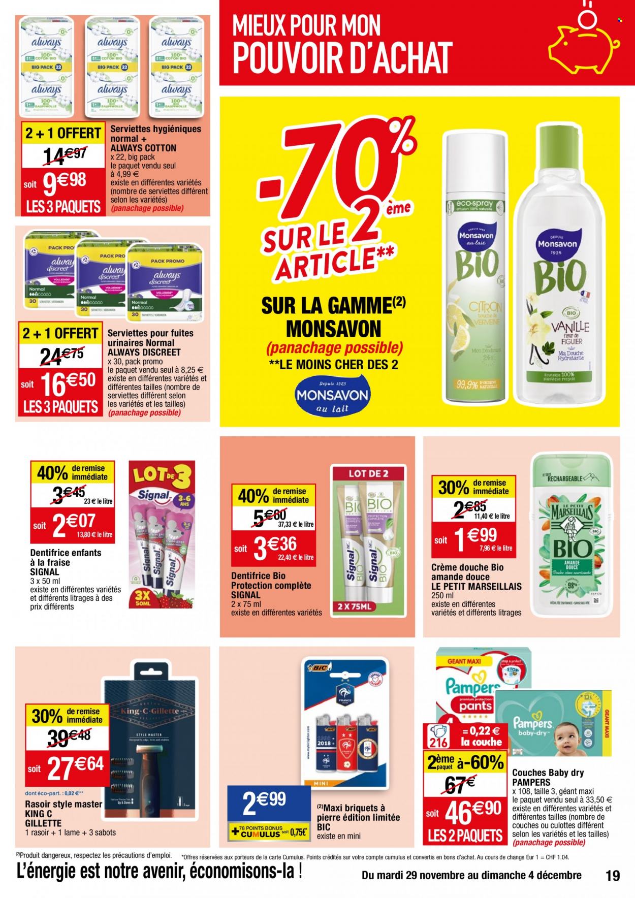 Catalogue Migros France - 29.11.2022 - 04.12.2022. Page 19.