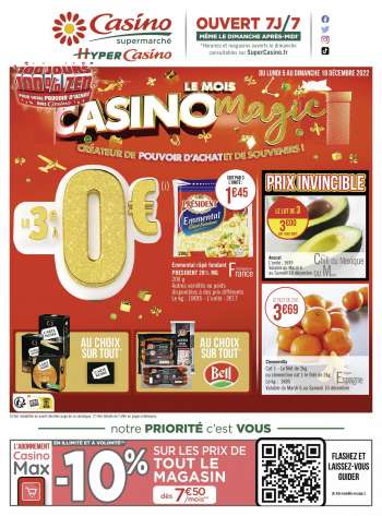 Catalogue Géant Casino - 05/12/2022 - 18/12/2022.