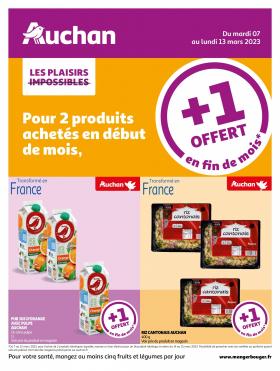 Auchan - Découvrez les produits offerts en fin de mois !