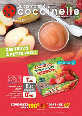 Coccinelle Supermarché - Des fruits à petits prix !