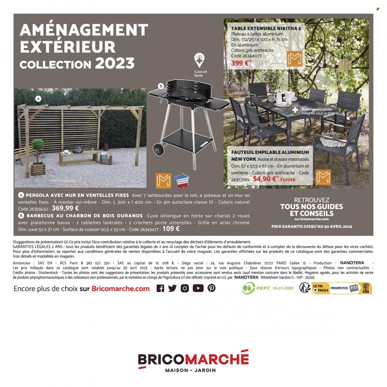 Catalogue Bricomarché - 15.03.2023 - 30.04.2023. Page 114.