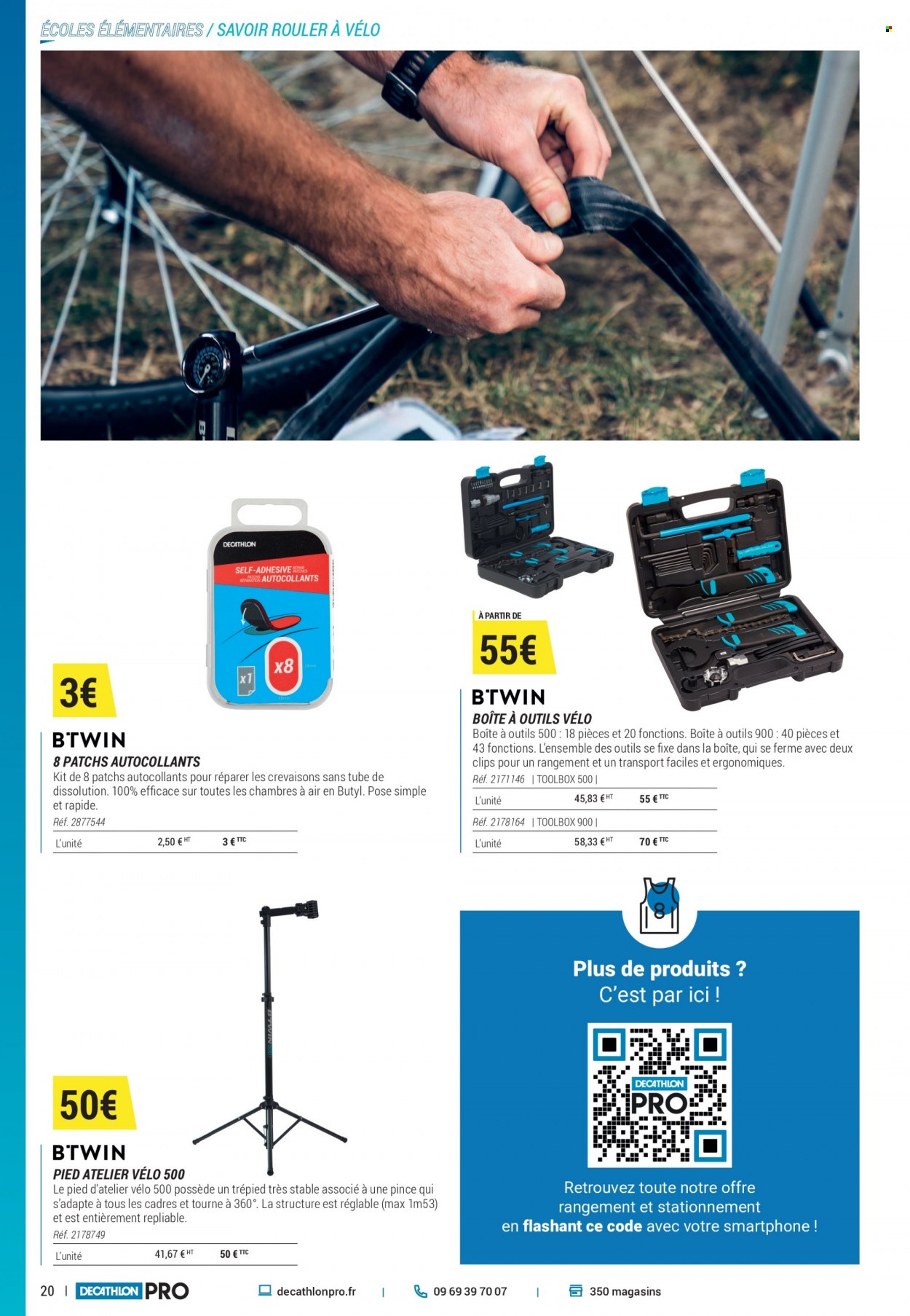 thumbnail - Catalogue Decathlon - Produits soldés - vélo. Page 20.