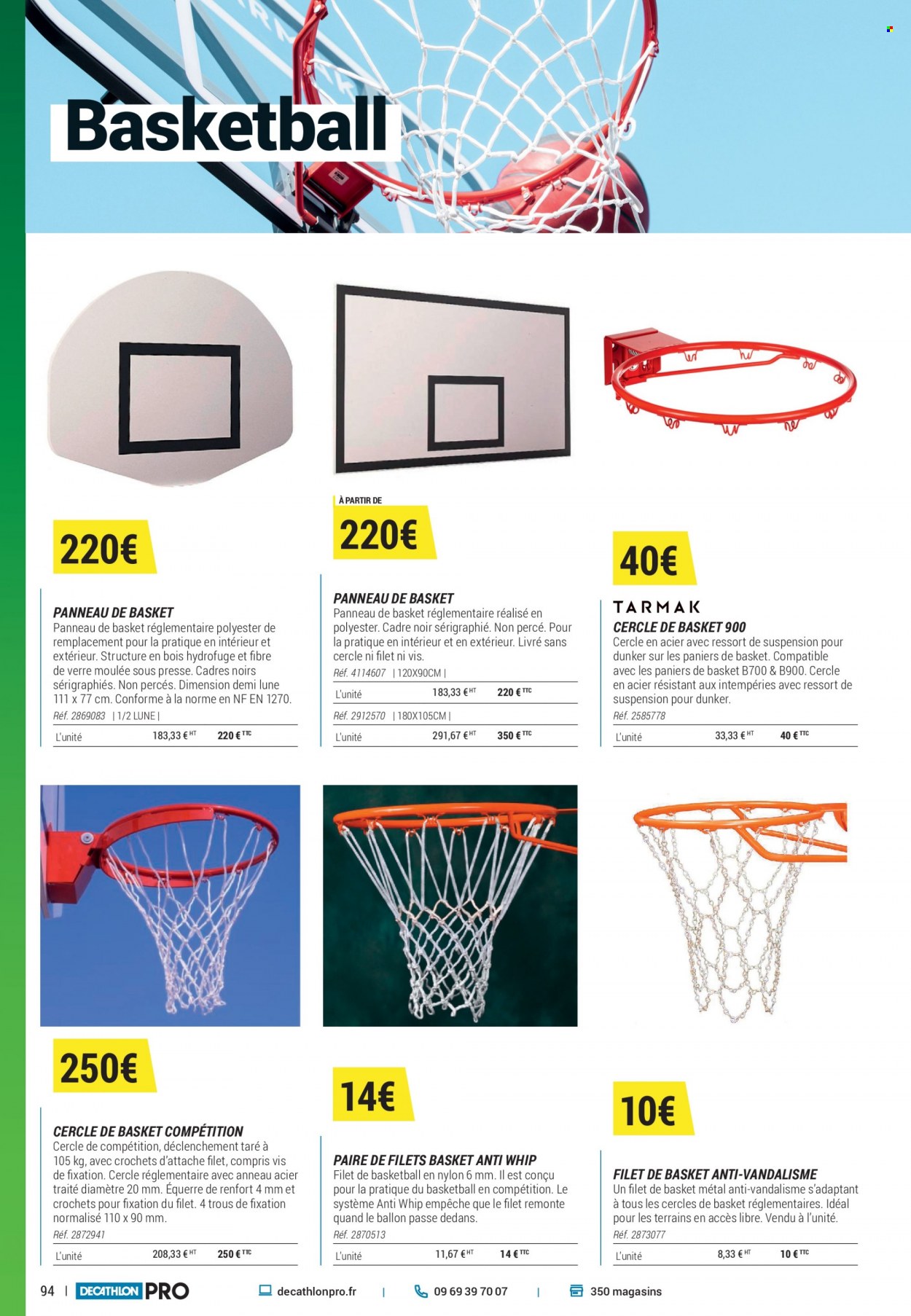 thumbnail - Catalogue Decathlon - Produits soldés - basket. Page 94.