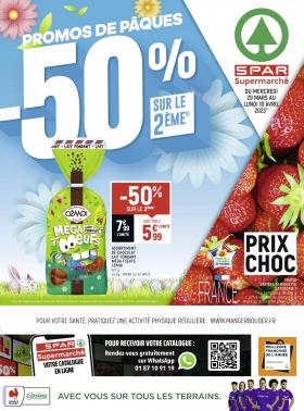 Spar Supermarché - PROMOS DE PÂQUES -50%