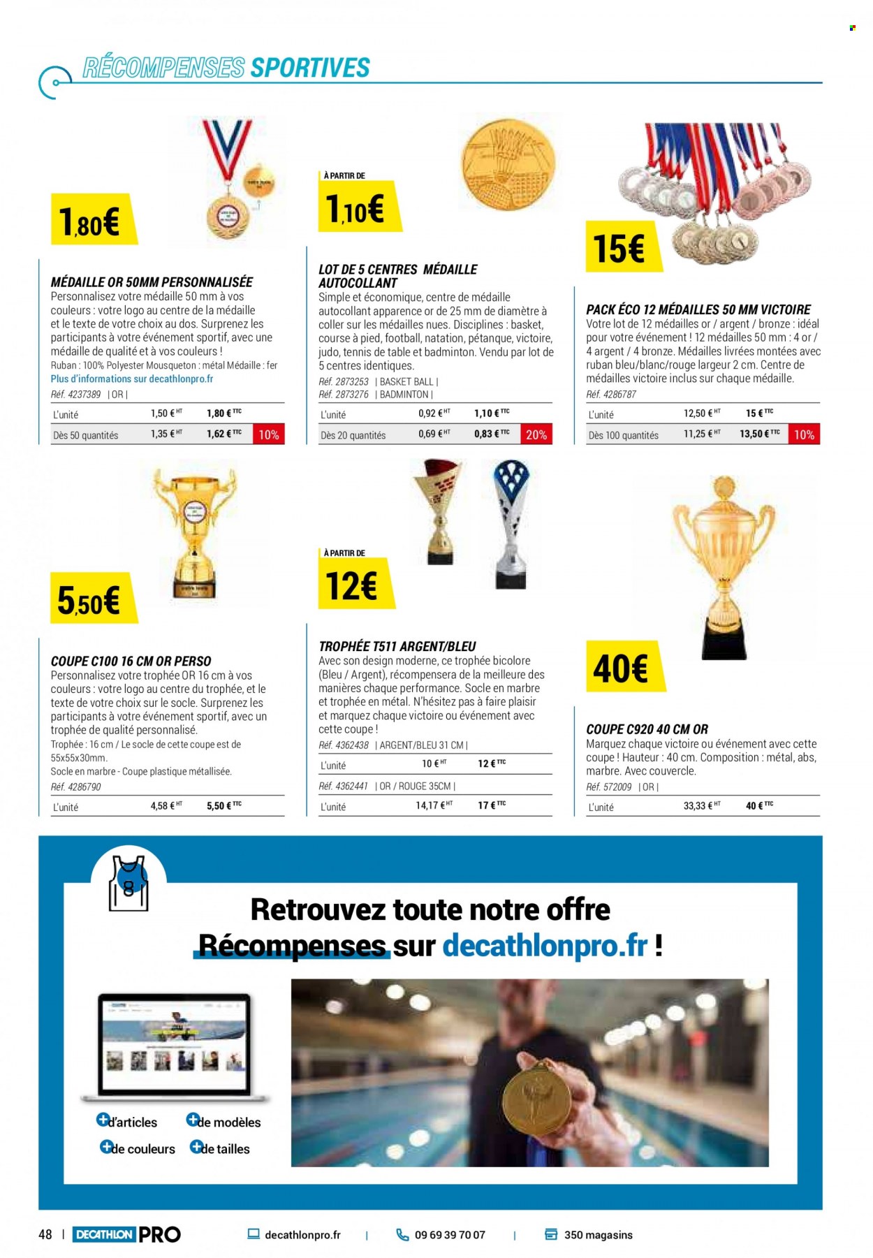 thumbnail - Catalogue Decathlon - Produits soldés - basket. Page 48.