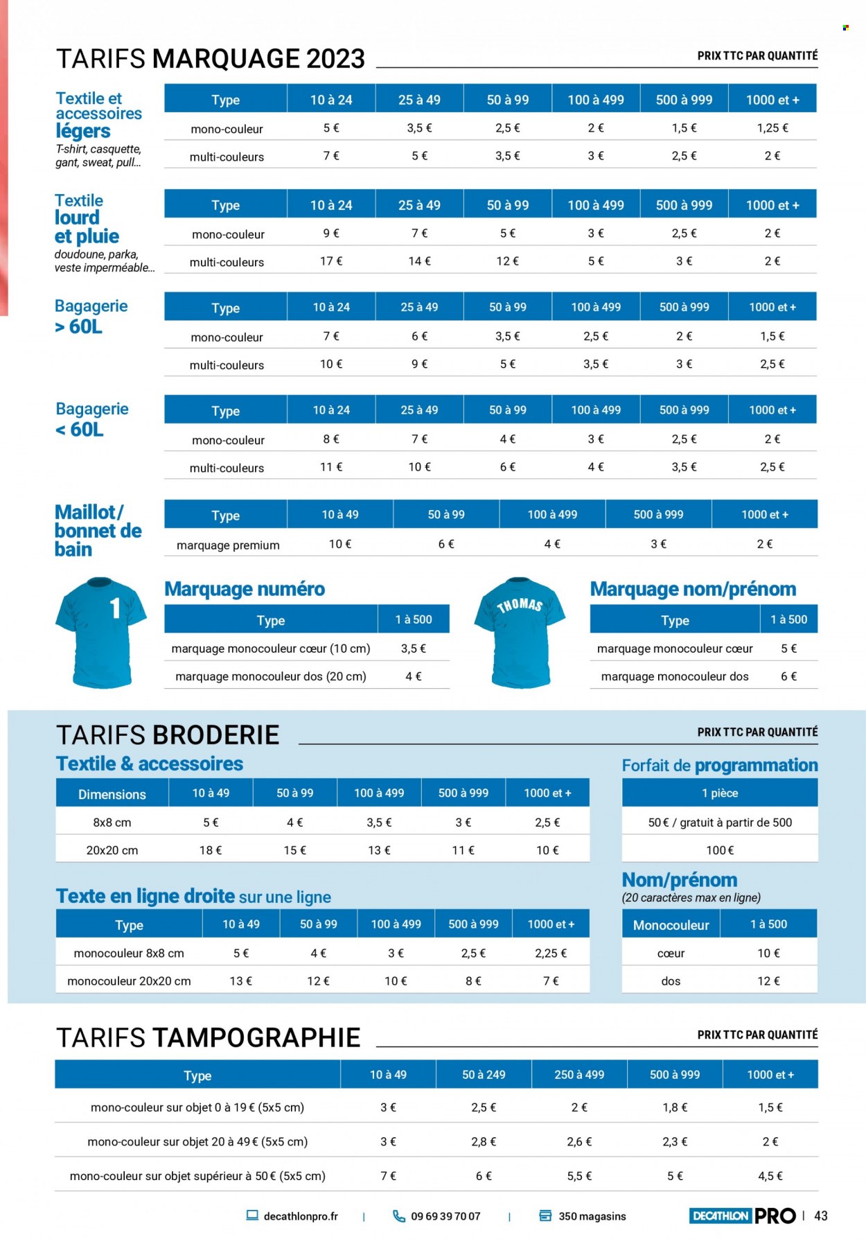 thumbnail - Catalogue Decathlon - Produits soldés - doudoune, veste, parka, t-shirt, maillot, sweat-shirt, pull, bonnet, casquette. Page 43.