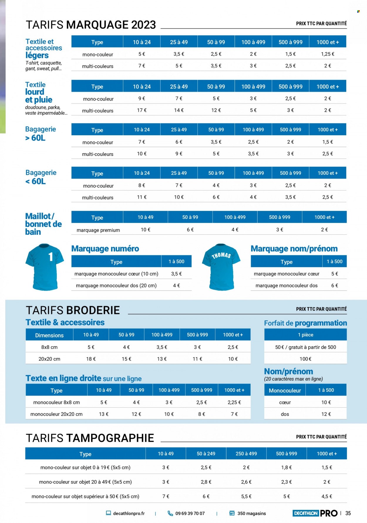 thumbnail - Catalogue Decathlon - Produits soldés - doudoune, veste, parka, t-shirt, maillot, sweat-shirt, pull, bonnet, casquette. Page 35.