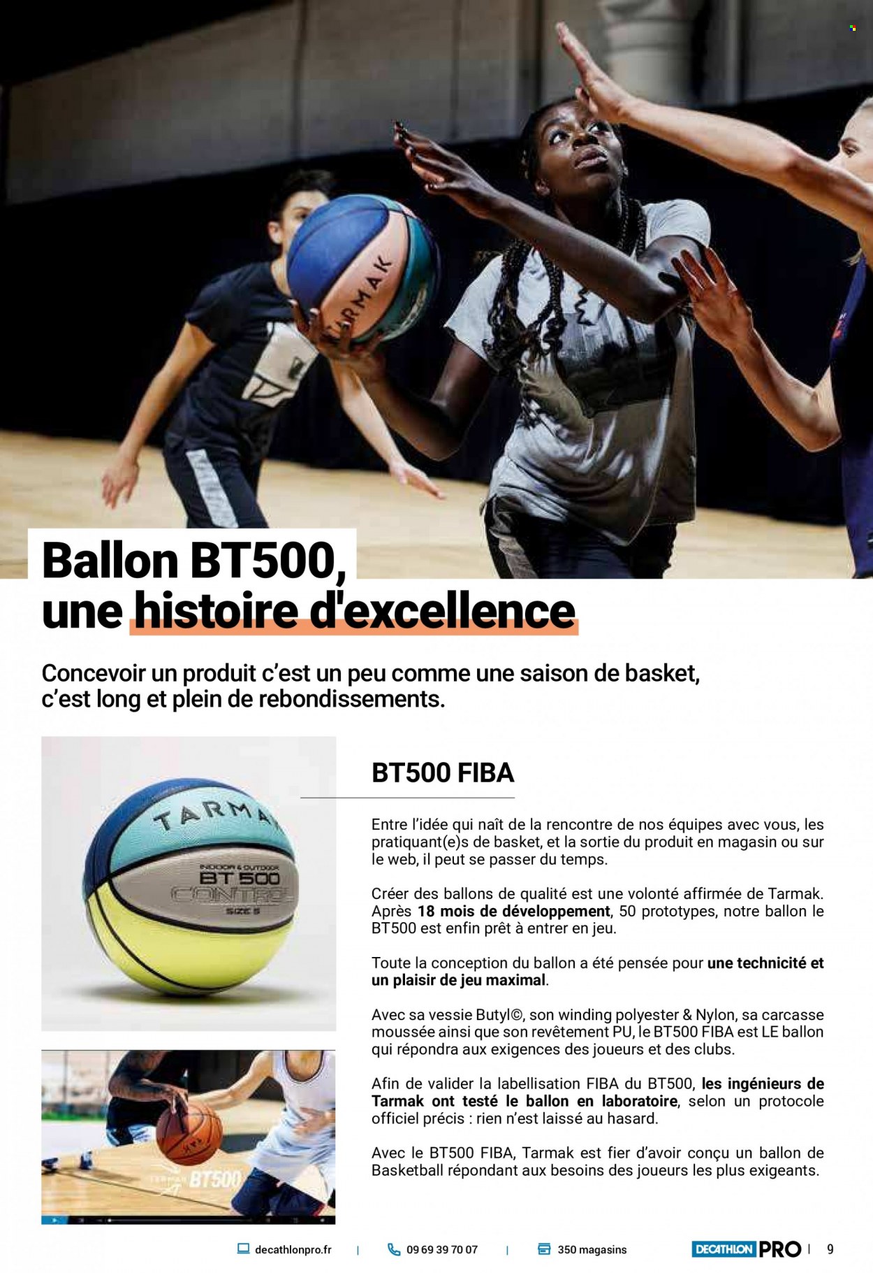 thumbnail - Catalogue Decathlon - Produits soldés - basket, ballon de basket. Page 9.