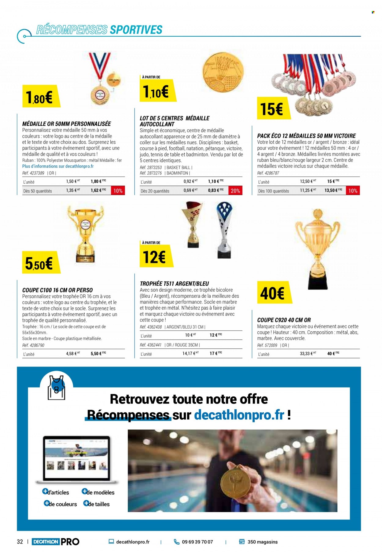 thumbnail - Catalogue Decathlon - Produits soldés - basket. Page 32.