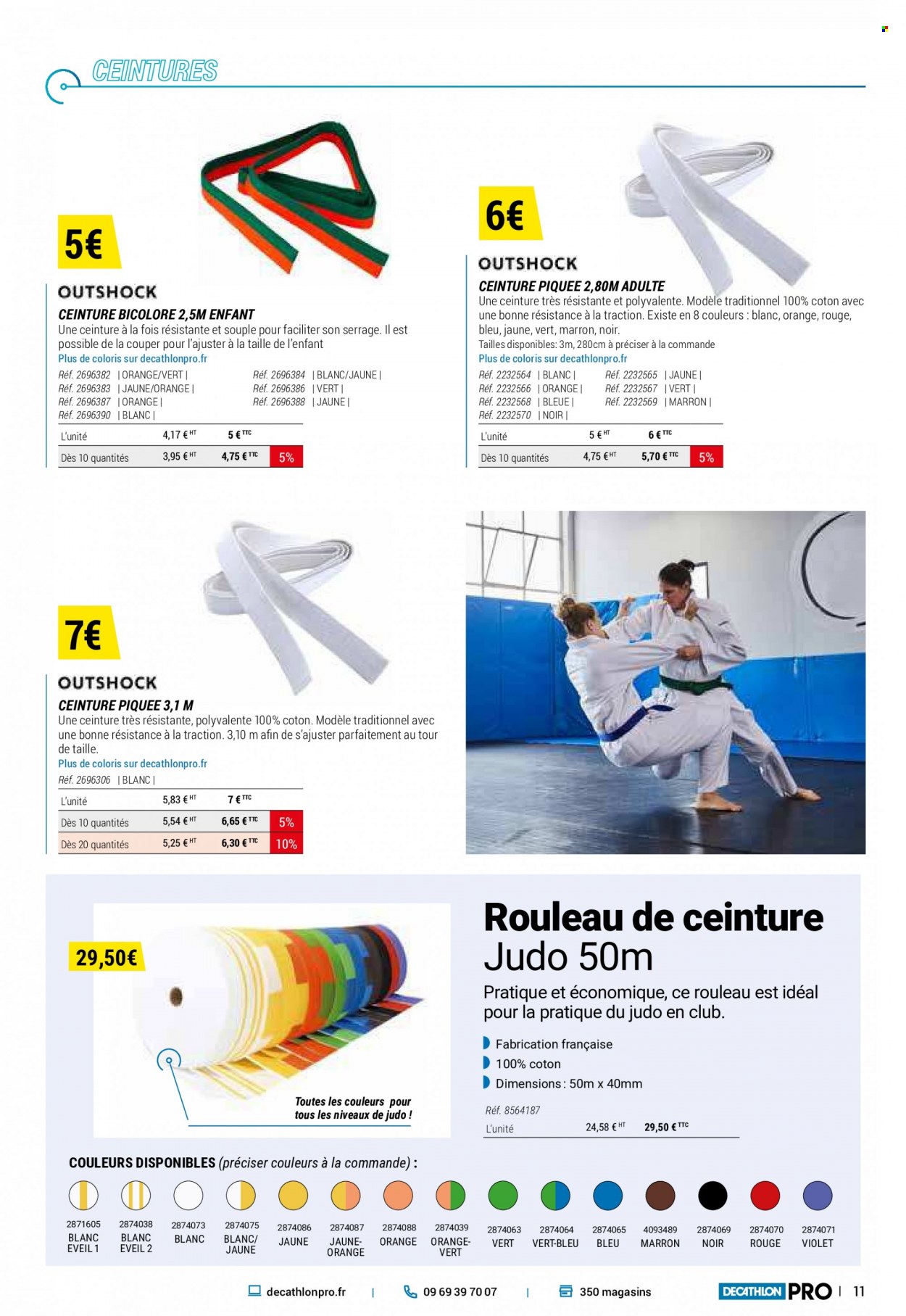 thumbnail - Catalogue Decathlon - Produits soldés - Adidas, veste, pantalon, ceinture. Page 11.