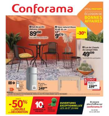Catalogue Conforama - Éclosion de bonnes affaires