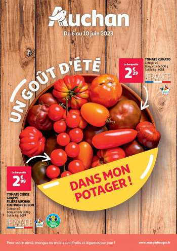 Catalogue Auchan - Un goût d'été dans mon potager !