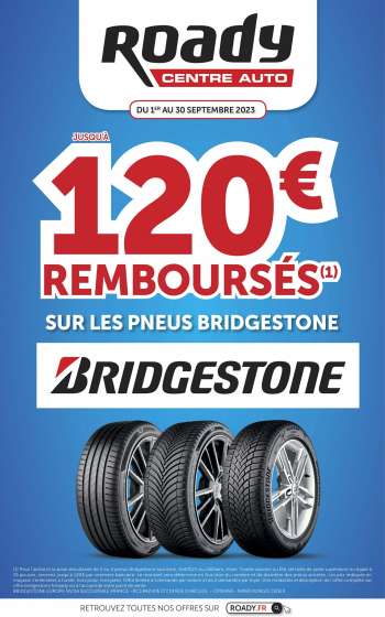Catalogue Roady - 120€ Rembourses