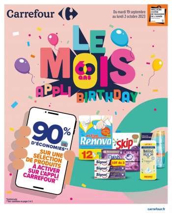 Catalogue Carrefour Hypermarchés - LE MOIS APPLI BIRTHDAY