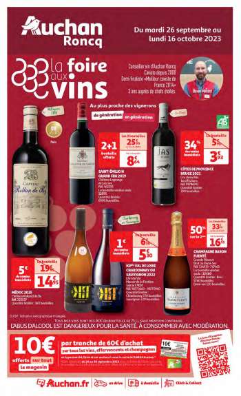 Catalogue Auchan - Foire Aux Vins RONCQ