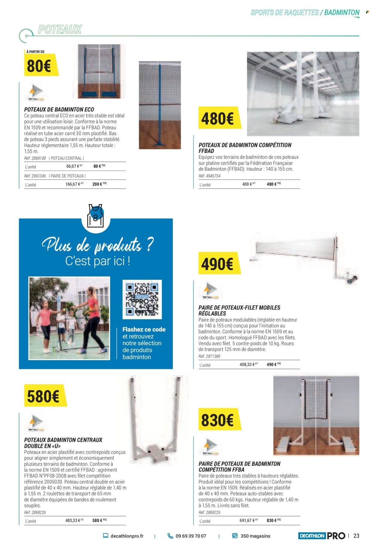 thumbnail - Catalogue Decathlon - Produits soldés - Yonex. Page 23.