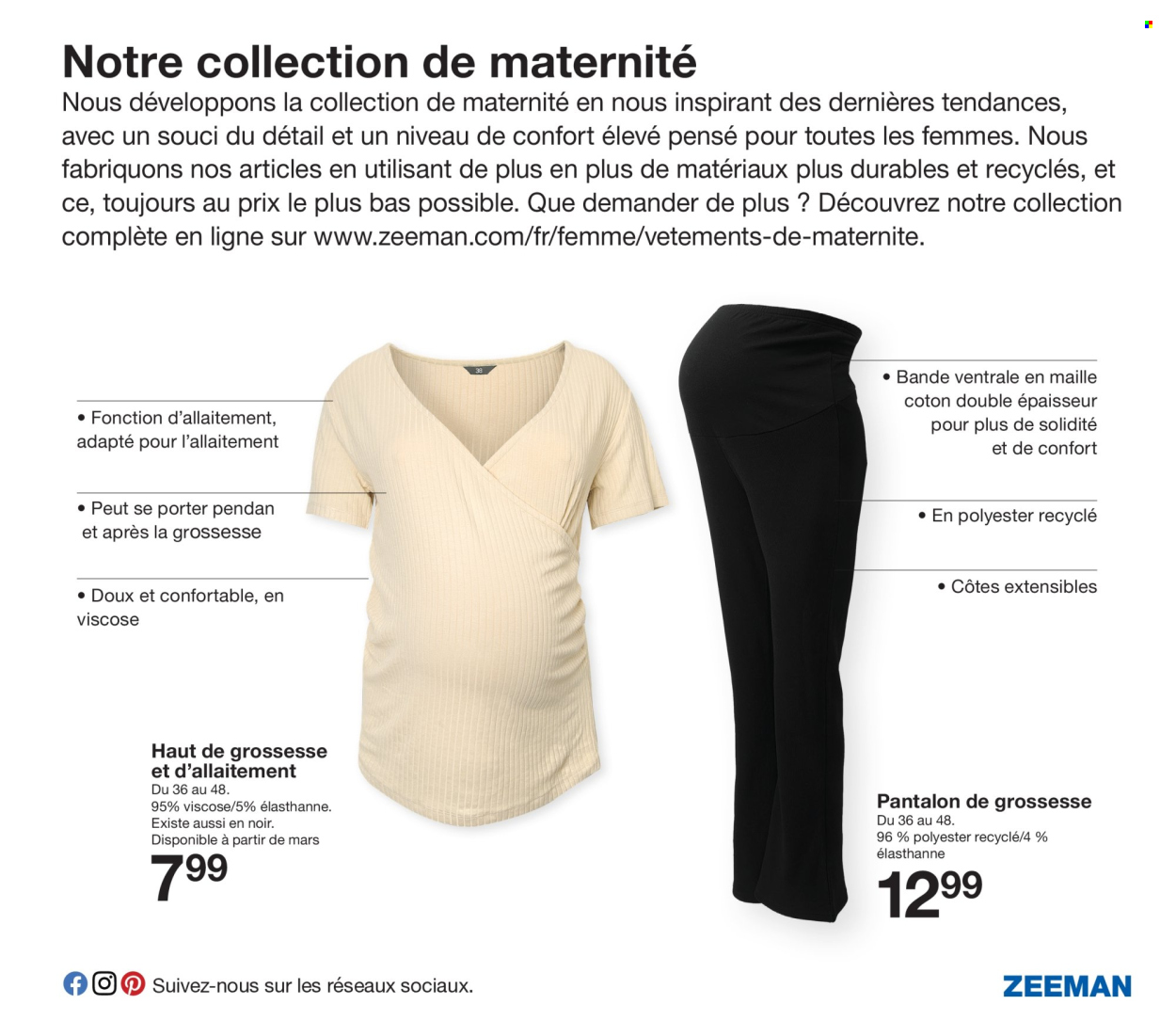thumbnail - Catalogue Zeeman - 01/02/2024 - 31/07/2024 - Produits soldés - pantalon, ligne. Page 39.