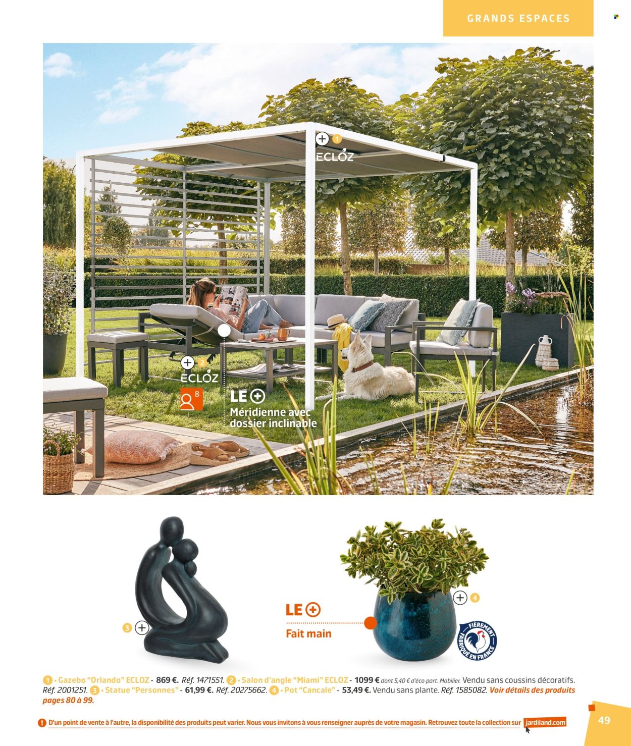 thumbnail - Catalogue Jardiland - 02/03/2024 - 23/06/2024 - Produits soldés - salon de jardin. Page 49.