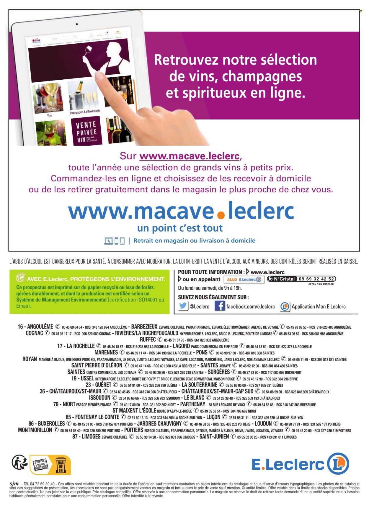 thumbnail - Catalogue E.Leclerc - 01/01/2024 - 31/12/2025 - Produits soldés - fromage, vin, ligne, maison. Page 84.