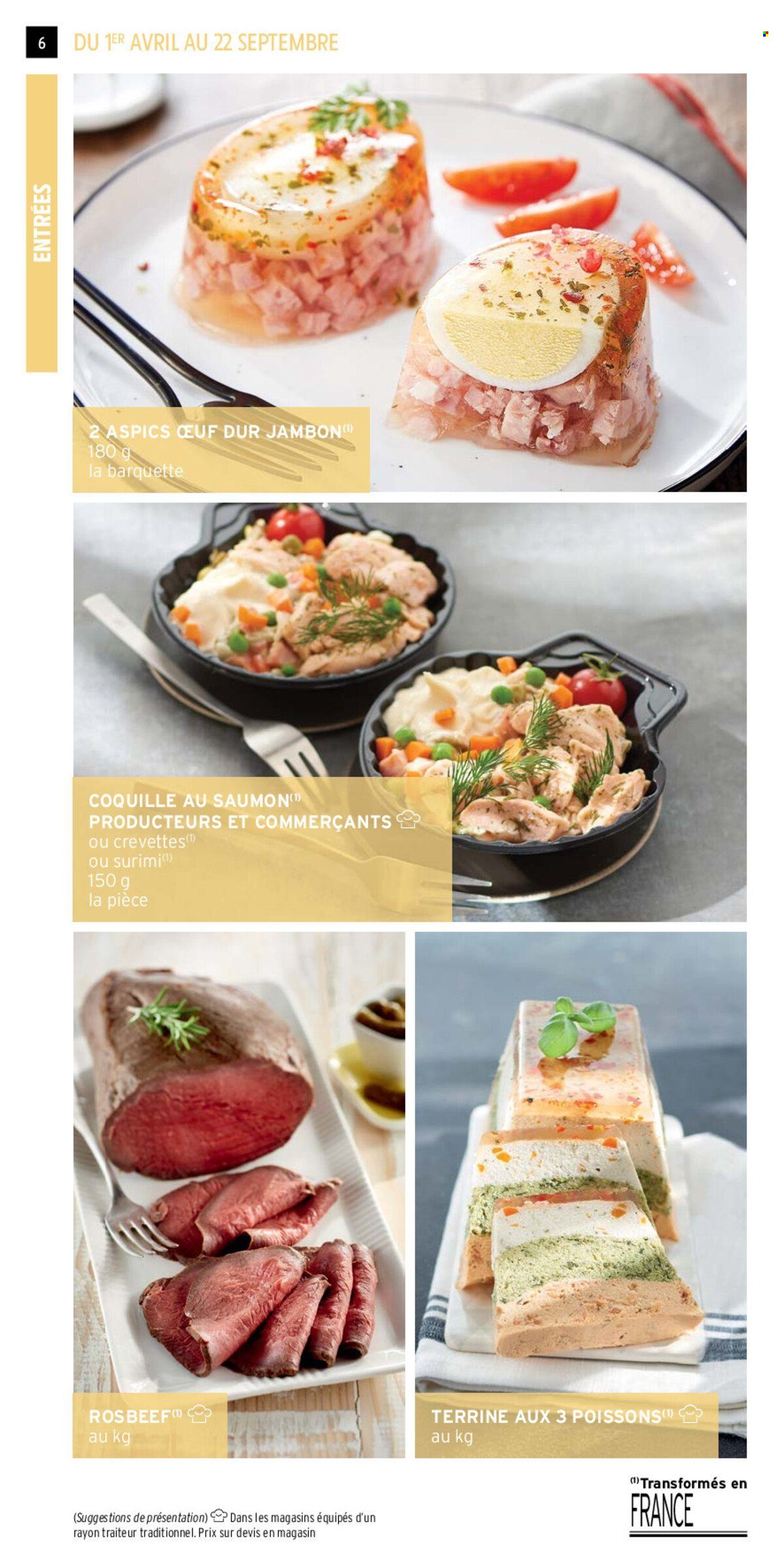 thumbnail - Catalogue Intermarché - 01/04/2024 - 22/09/2024 - Produits soldés - terrine, Snacks au poisson, œufs en gelée. Page 6.