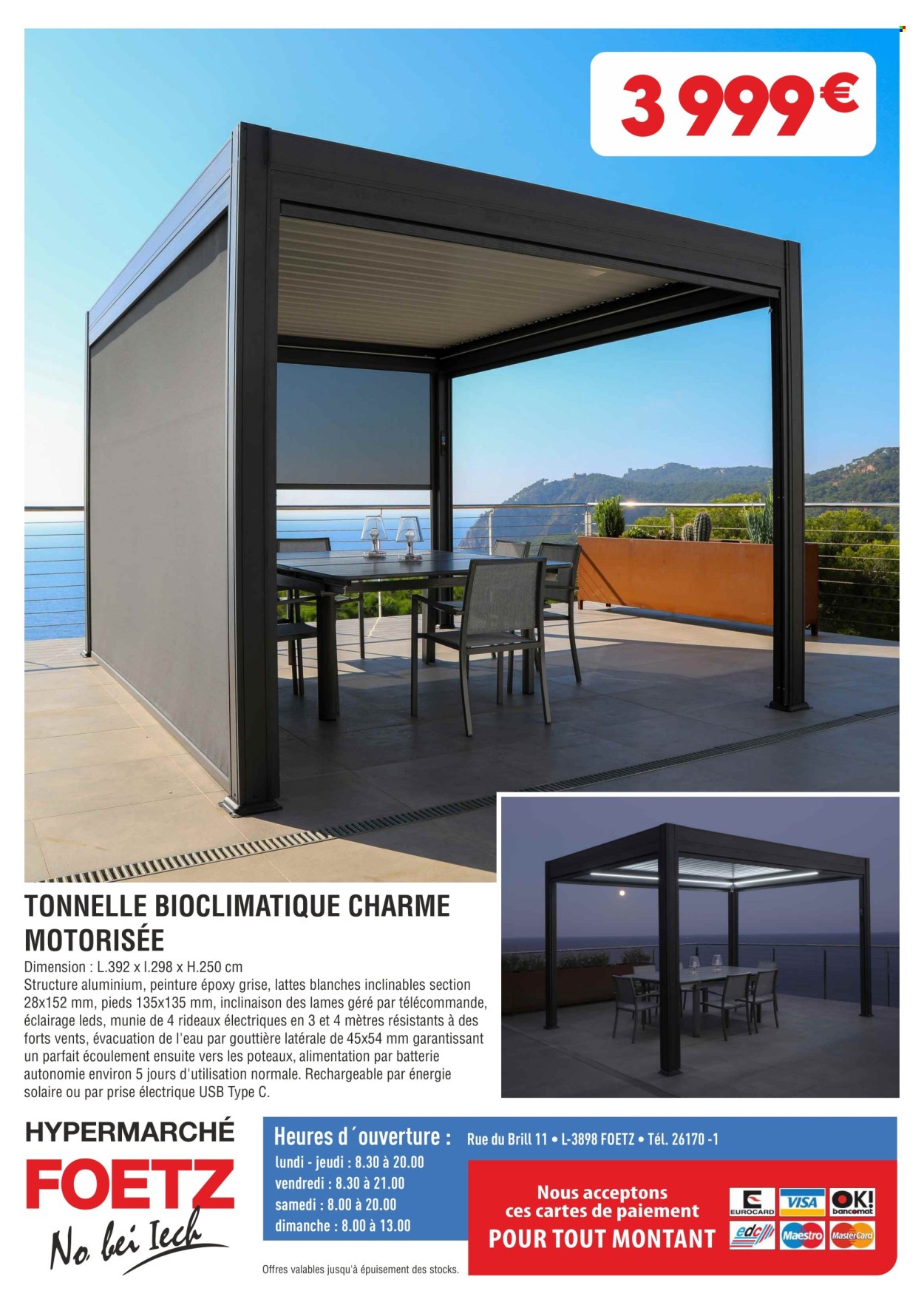 thumbnail - Catalogue E.Leclerc - 02/04/2024 - 05/05/2024 - Produits soldés - rideau, tonnelle. Page 8.