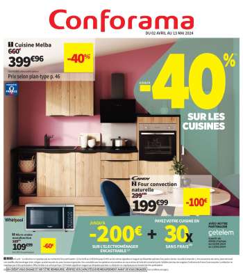 thumbnail - Catalogue Conforama - Jusqu'à -50% sur les cuisines